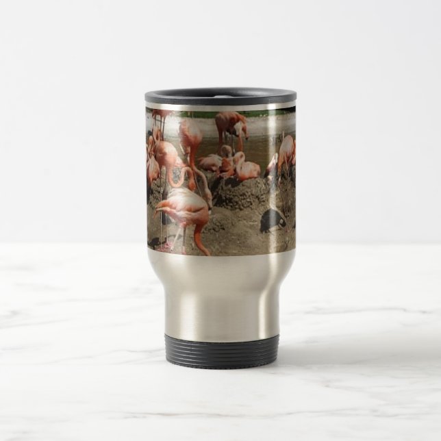FLAMINGOS TRAVEL MUG (Center)