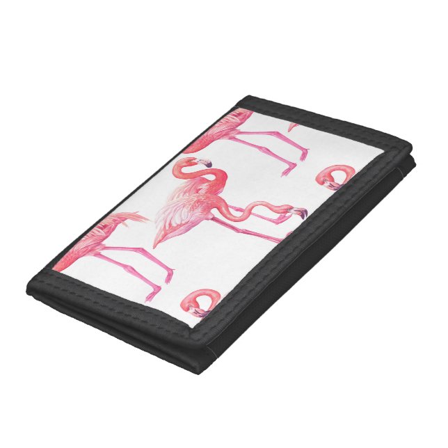 Flamingos Trifold Wallet (Bottom)