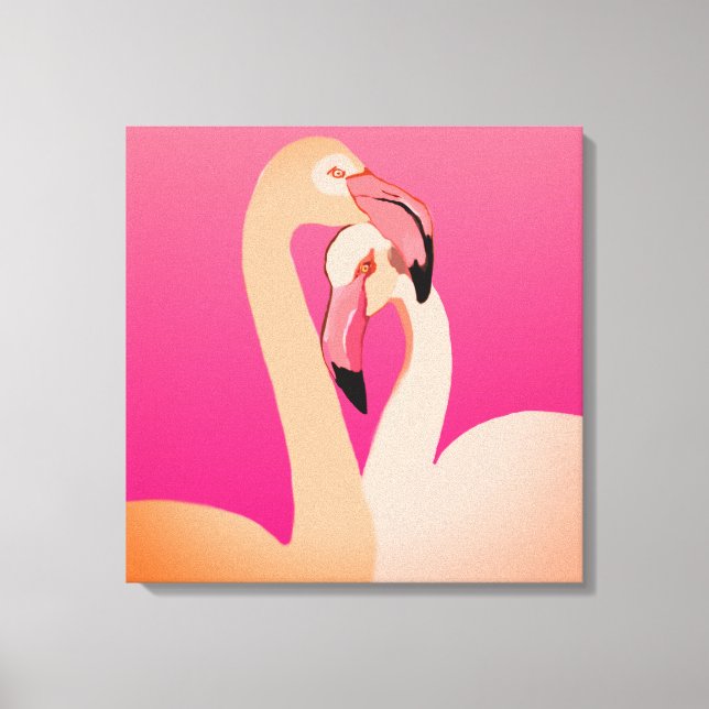 Flamingos Wall Art (Front)