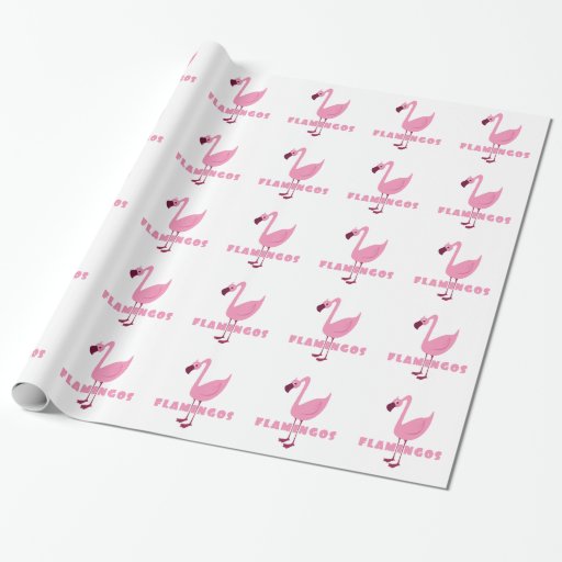 Flamingos Gift Wrap Paper