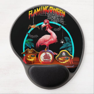 FLAMINGOWEEN GEL MOUSE PAD