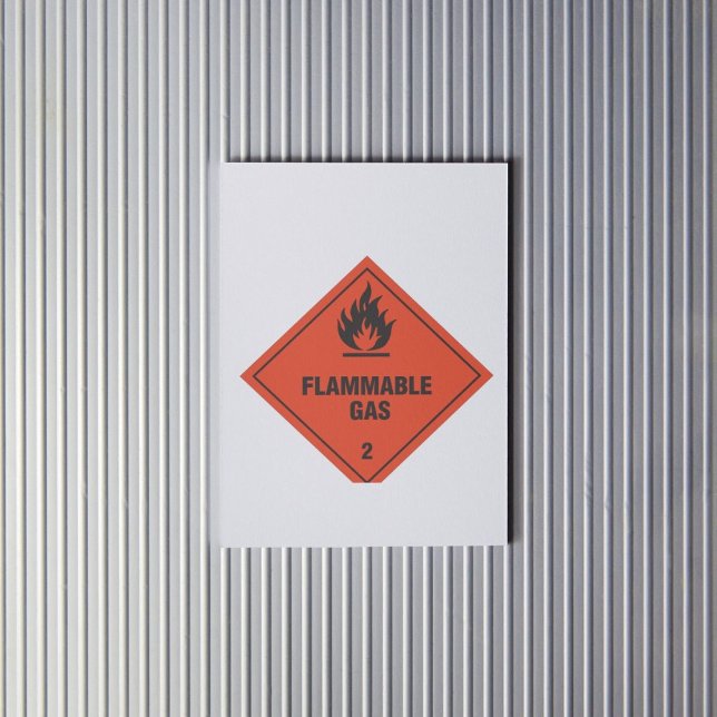 Flammable Gas 2 Label (Creator Uploaded)
