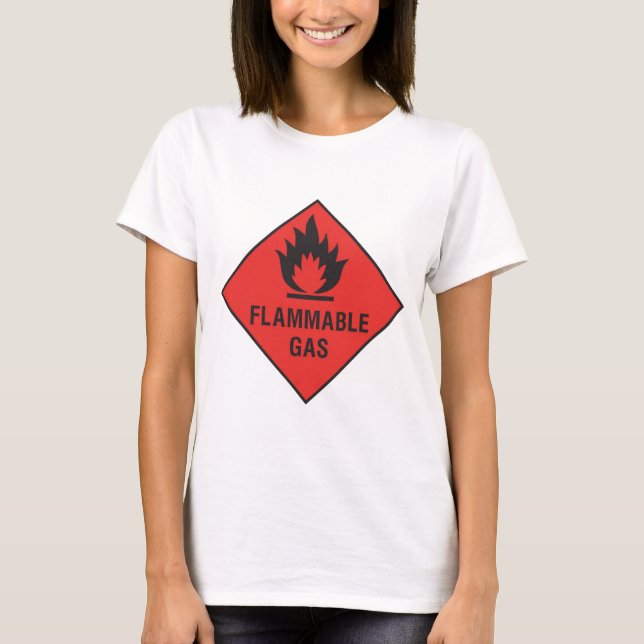 Flammable Gas - Handle With Care T-Shirt (Front)