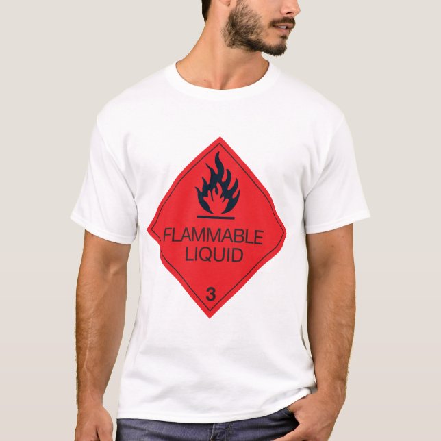 Flammable Liquid Mens T-Shirt (Front)