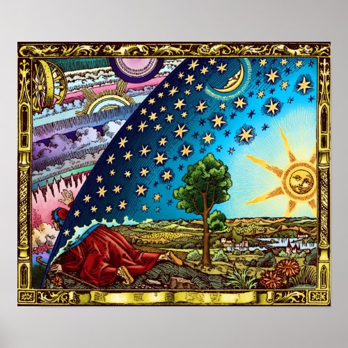 Flammarion Dome Art Poster