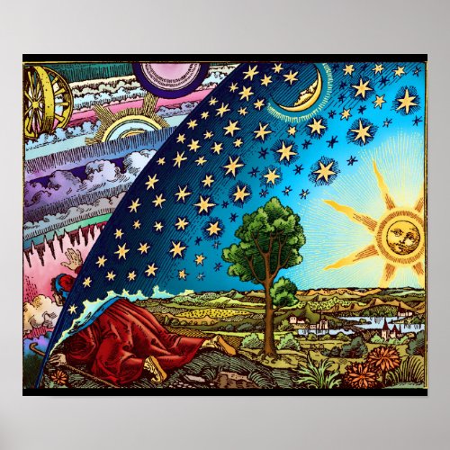 Flammarion Dome Poster