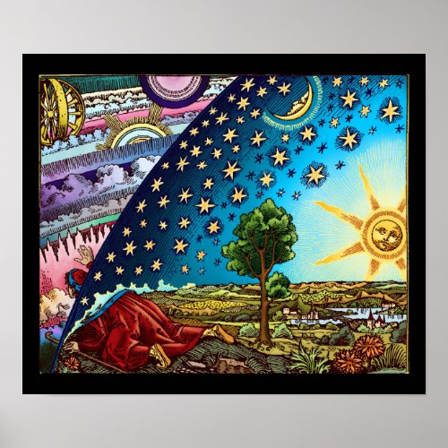 Flammarion Dome Poster