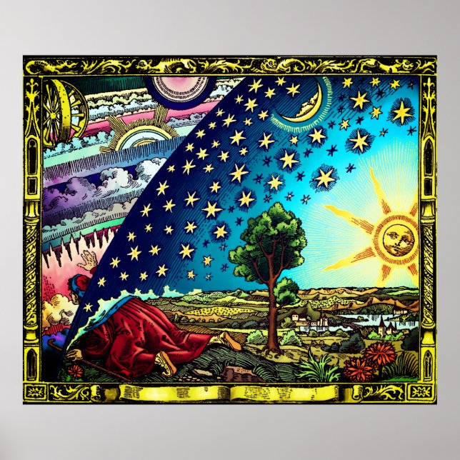 Flammarion Dome Tint Poster - Flat Earth Dome (Front)