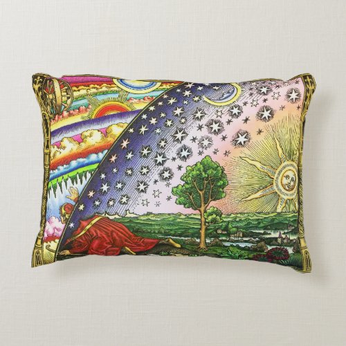 Flammarion Engraving Pillow