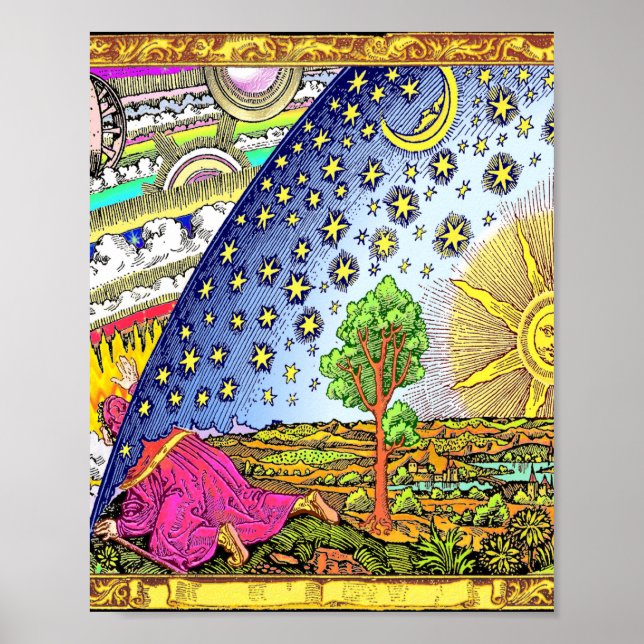 Flammarion Engraving Poster (Front)