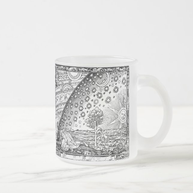 Flammarions Wanderer Frosted Glass Coffee Mug (Right)