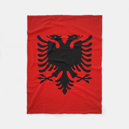 Flamuri i shqiperise fleece blanket