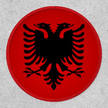 Flamuri I Shqiperise Patch by NativeSon01 at Zazzle