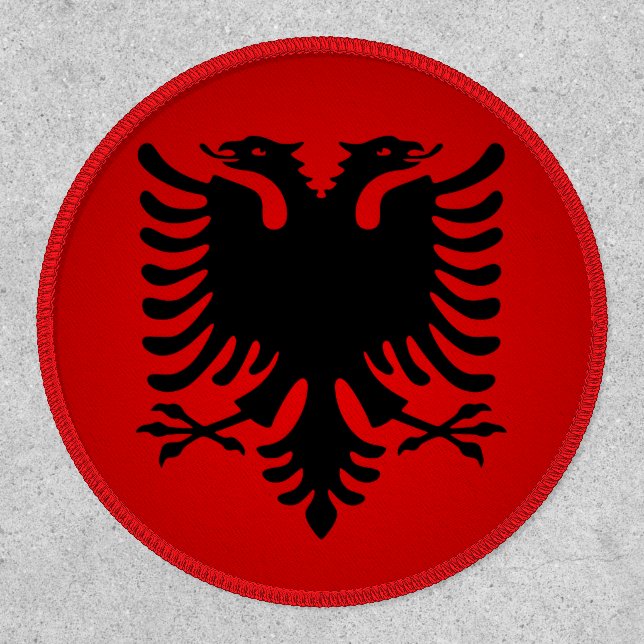 Flamuri i shqiperise patch (Front)