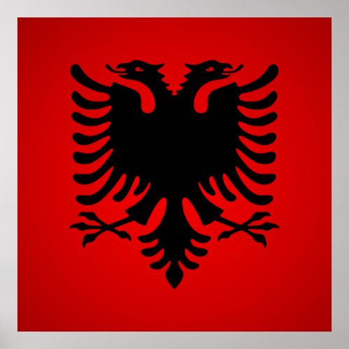 Flamuri i shqiperise poster