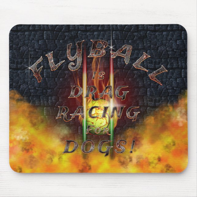 Flamz: Drag Racing for Dogs! Mouse Pad (Front)