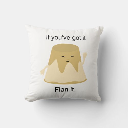 Flan it Pillow
