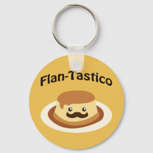Flan-Tastico! Cute Flan Keychain