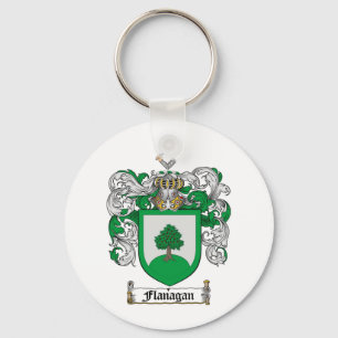 FLANAGAN FAMILY CREST - FLANAGAN COAT OF ARMS KEYCHAIN