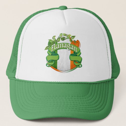 Flanagan Irish Shield Trucker Hat