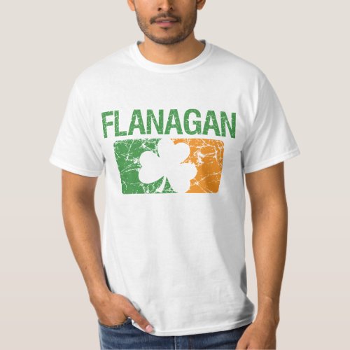 Flanagan Surname Clover T_Shirt