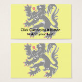Flanders, Belgium flag (Front & Back)