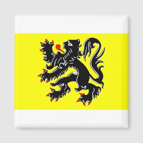 flanders belgium flag magnet