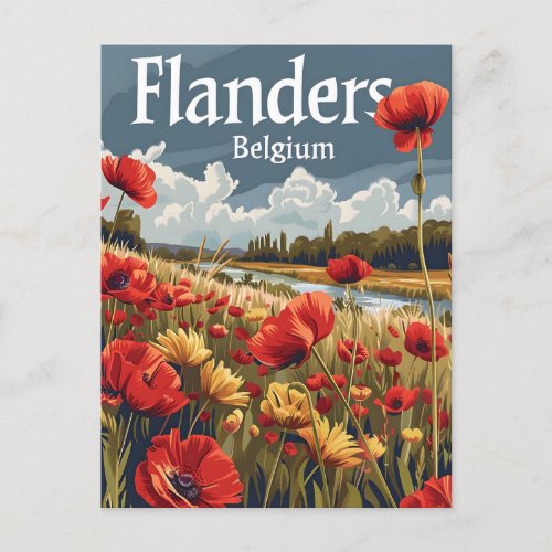 Flanders Belgium Postcard