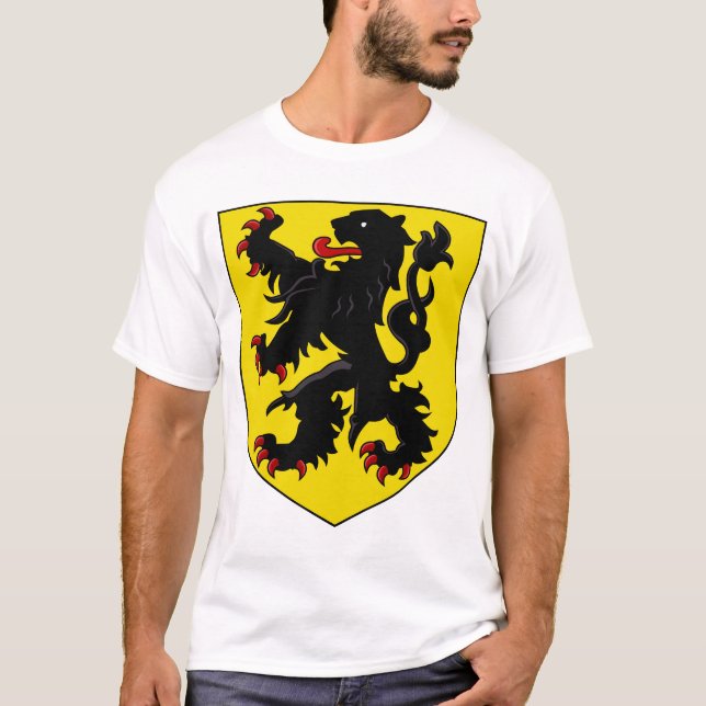 Flanders Coat of Arms T-Shirt (Front)