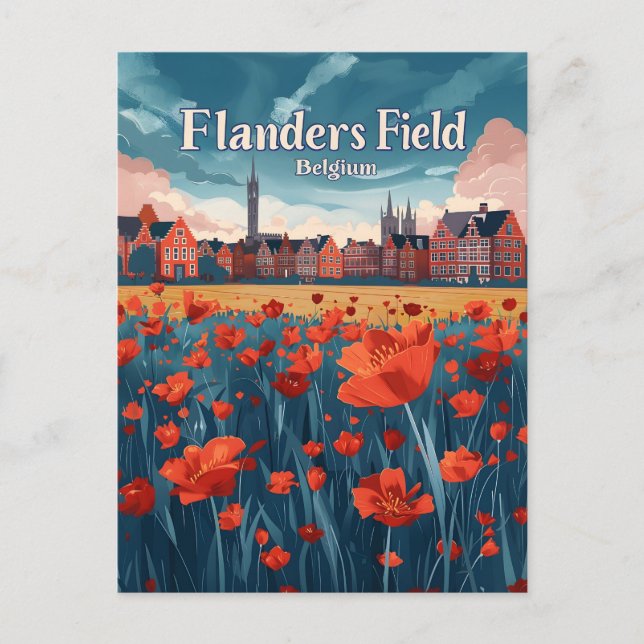 Flanders Field Belgium Postcard (Front)