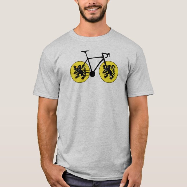 Flanders Flag Cycling T-Shirt (Front)