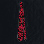 Flanders Poppies Men's Custom Tie<br><div class="desc">The Flanders Poppy is the symbol of World War I in many countries around the world. This great tie is a wonderful item for anyone who likes to wear one-of-a-kind accessories. The tie can be easily personalized. #flandersfield #wwities #veteransday</div>