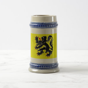 Flanders Region Flag Beer Stein