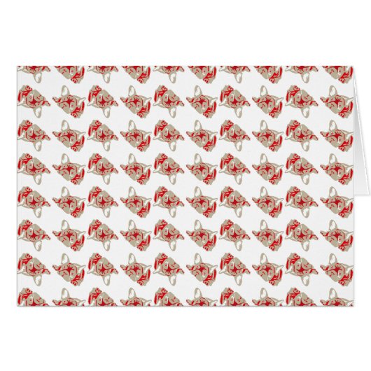 Flanel colored Bulldog pattern (Front Horizontal)