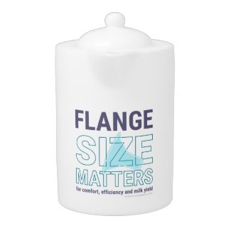 Flange Size Matters Container Teapot