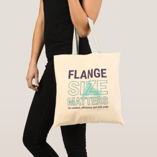 Flange Size Matters Double-Sided Tote Bag