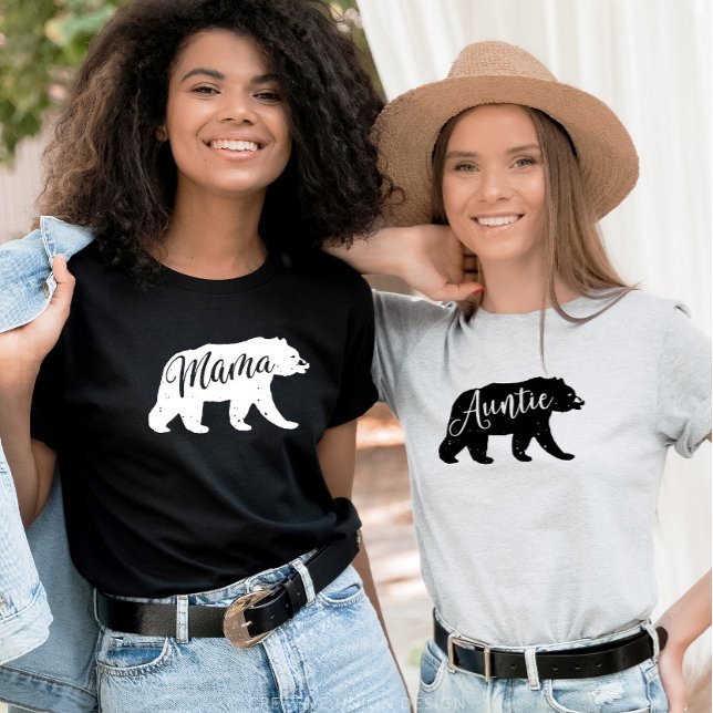 Flannel Adventure Mama Bear Baby Shower T-Shirt (Creator Uploaded)