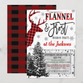 Flannel and Frost Party Invitation | Zazzle