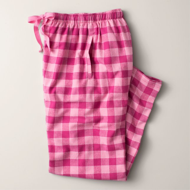 Flannel Bubble Gum Pajama Pants (Adult) (Adult)
