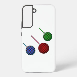 Flannel Christmas ornament Samsung Galaxy S22+ Case