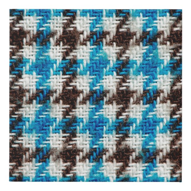 Flannel fabric texture background. faux canvas print (Front)