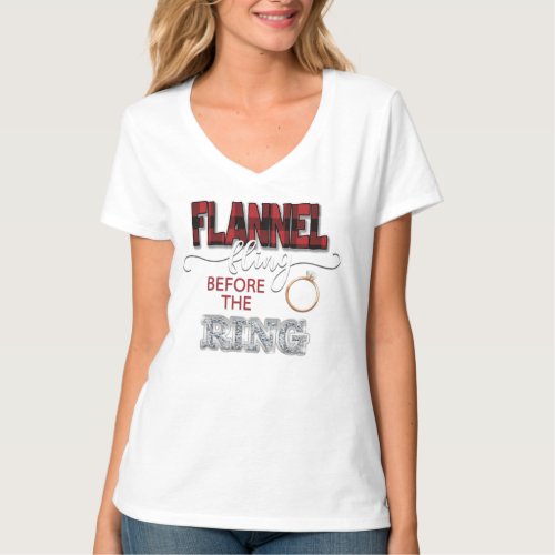 Flannel Fling Before the Ring T_shirt _ Red