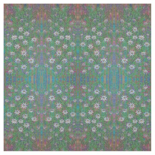 Flannel flower combed cotton fabric