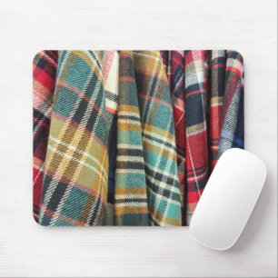 Flannel Plaid Patterns Mouse Pad