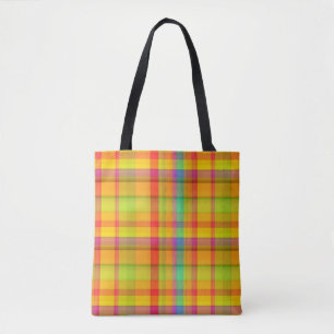 flannel tote bag