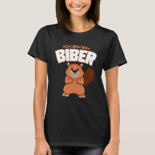 Flannelette for Animal Friend Rodent Beaver Dam T-Shirt