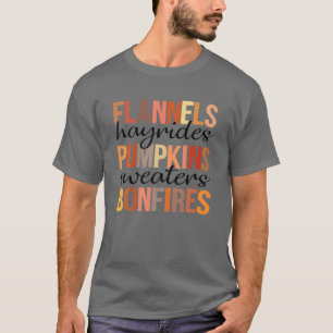 Flannels Hayrides Pumpkins Sweaters Bonfires Fall