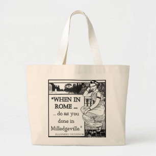 Flannery O'Connor "When In Rome" Beach Bag