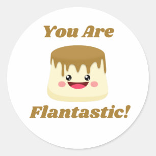 Flantastic! Classic Round Sticker