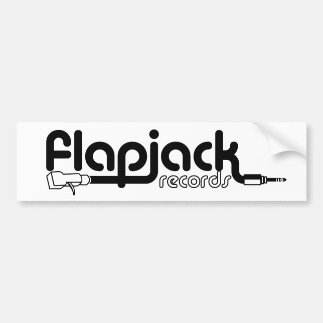 Flapjack White Bumper Sticker (Front)